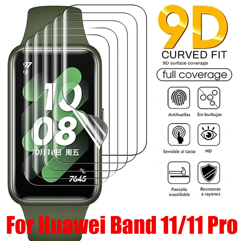 Hydrogel Screen Protector - 1-3 個のヒドロゲルフィルム HUAWEI バンド 11/11 プロスクリーンプロテクターソフト保護フィルム