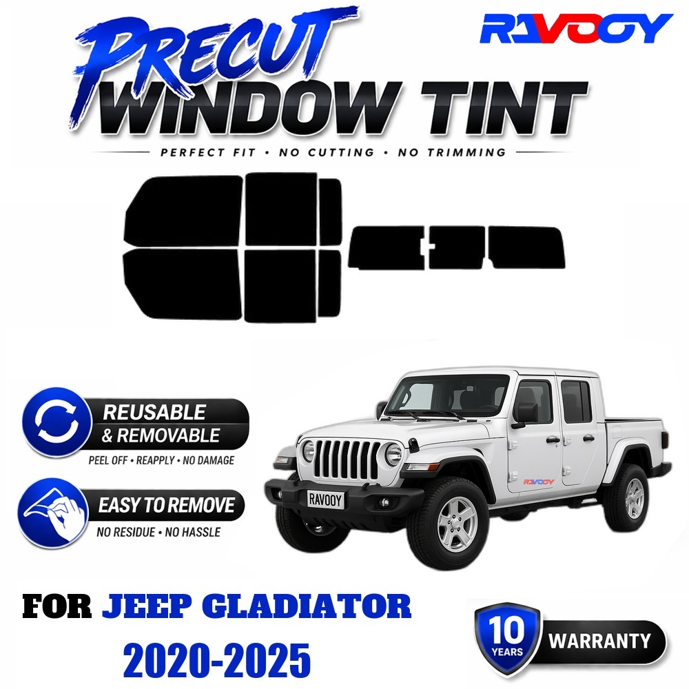RAVOOYプレカットウィンドウティント、再利用可能な取り外 - Air Bubble Remover のレビューと価格