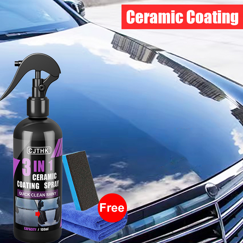 セラミックコーティング車ナノコーティング剤クリスタルコーティ - Oleophobic Coating Spray のレビューと価格