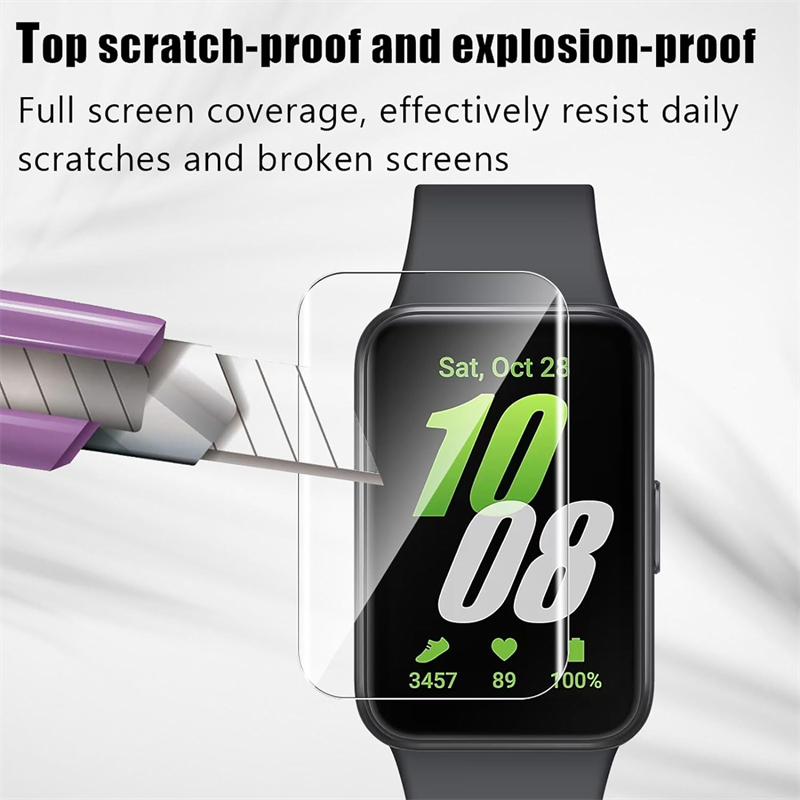 ソフトヒドロゲルフィルムサムスンギャラクシーフィット 3 ア - Hydrogel Screen Protector のレビューと価格
