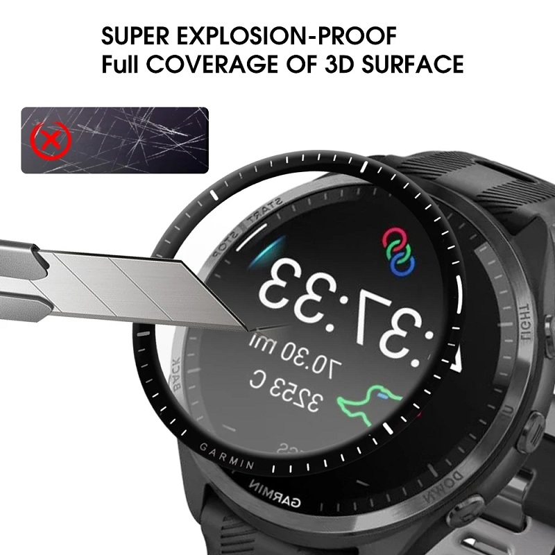 3D 曲面スクリーンプロテクター Garmin Foreru - Hydrogel Screen Protector のレビューと価格